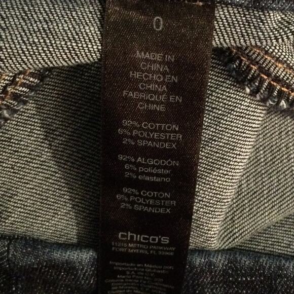 Chico’s So slimming Girlfriend Crop jeans Chico’s 0=4 - Picture 6 of 6